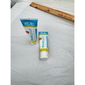 Thinksport Kids SPF 50+ Mineral Sunscreen Safe, Natural Sunblock for Children -